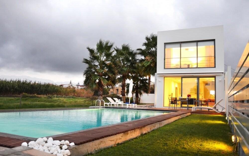 Blue Sea Luxury Villa Máleme Kültér fotó