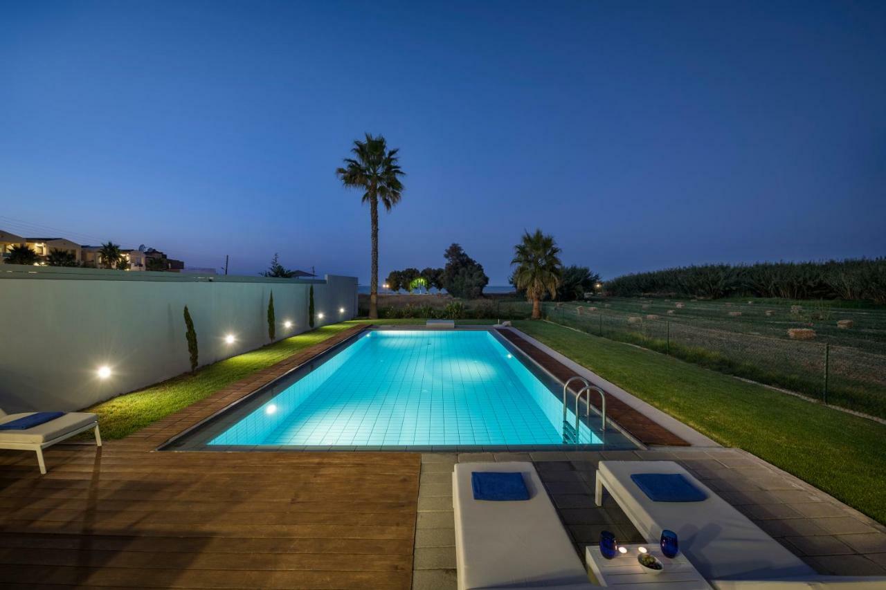 Blue Sea Luxury Villa Máleme Kültér fotó
