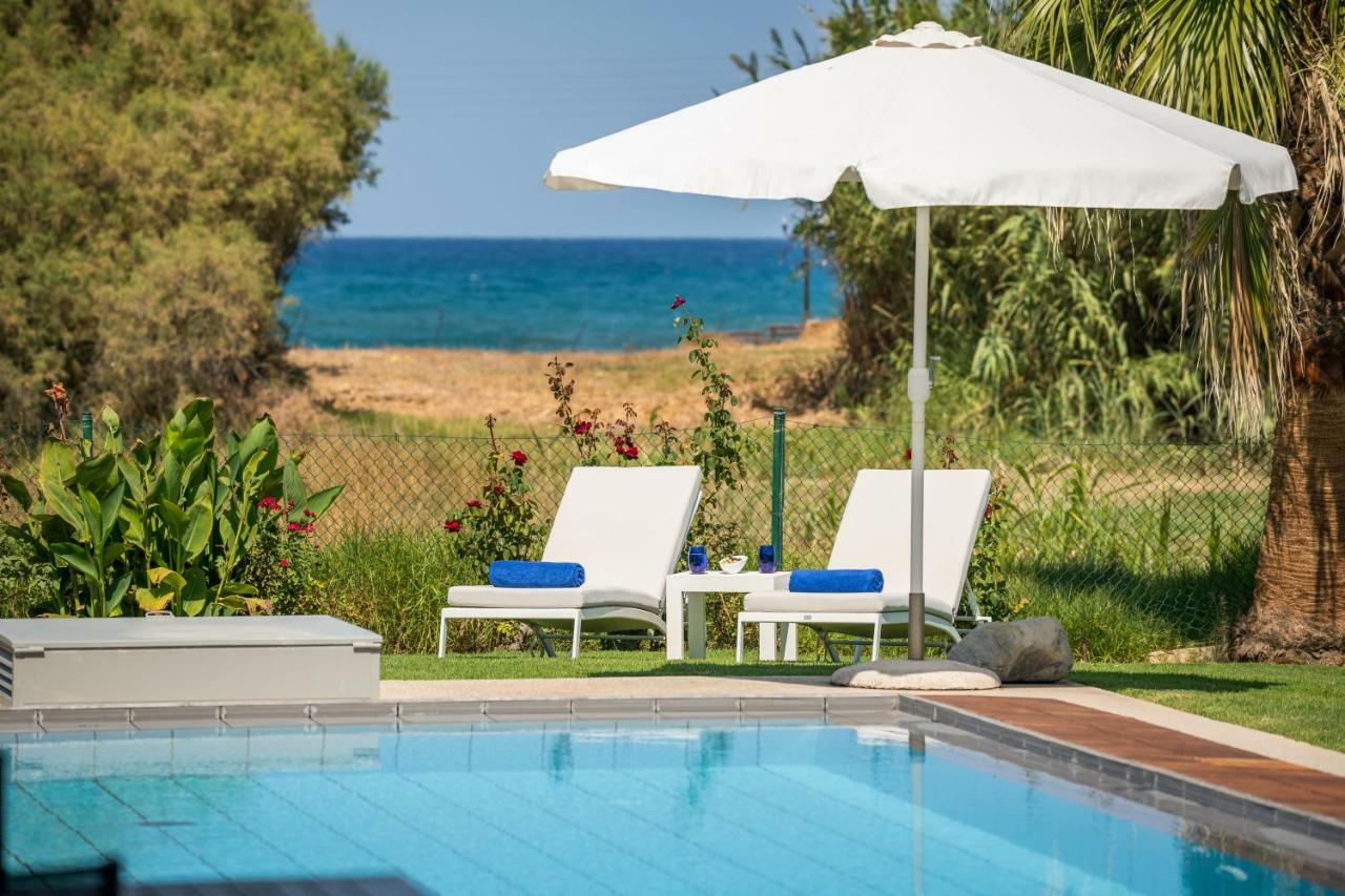 Blue Sea Luxury Villa Máleme Kültér fotó