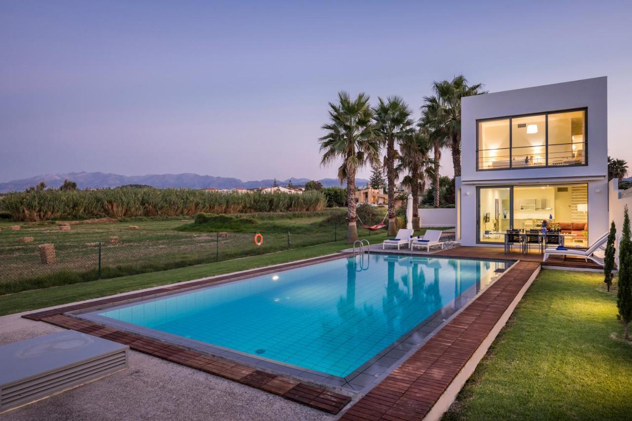 Blue Sea Luxury Villa Máleme Kültér fotó